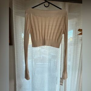 Anthropology crop top sweater